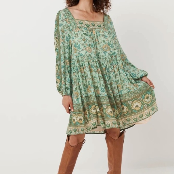 SOLD NWT Folksong Tunic Sage M - Picture 2 of 5